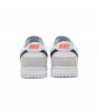 Nike Dunk Low White Grey Navy Aqua Mini Swoosh