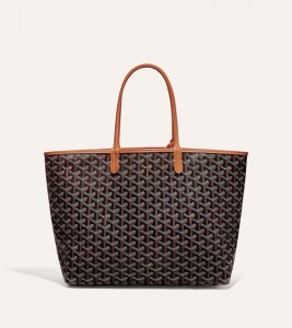 Сумка Goyard Saint Louis PM Bag Black & Tan - Фото №2