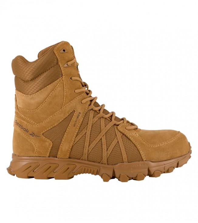 Мужские Reebok 8" Trailgrip Tactical Composite Toe Side Zip Boots