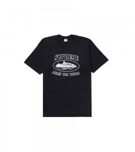 Футболка Supreme Corteiz Rules The World Tee Black