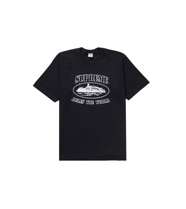 Футболка Supreme Corteiz Rules The World Tee Black