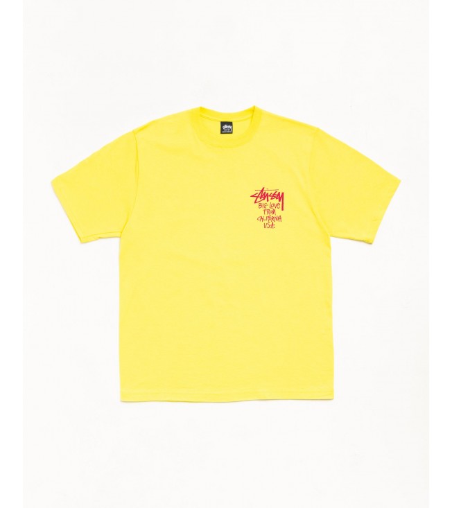 Футболка Stussy Big Love Tee Lemon