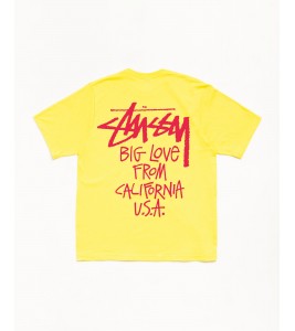 Футболка Stussy Big Love Tee Lemon - ???? ?20