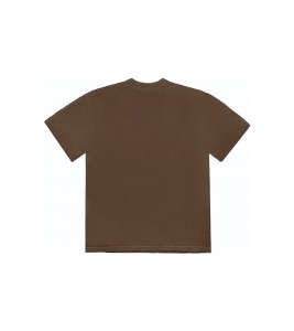 Travis Scott Blackout Tee Brown - Фото №2