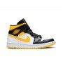 Кроссовки Air Jordan 1 Mid Laser Orange Black WMNS
