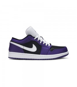 Кроссовки Air Jordan 1 Low Court Purple Black