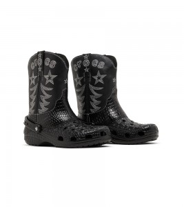 Crocs Classic Cowboy Boot Black - Фото №2