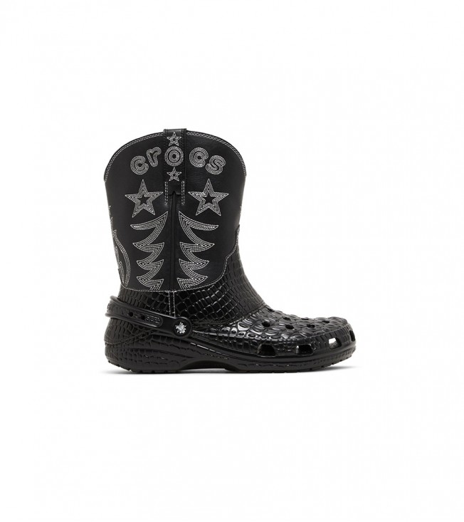 Crocs Classic Cowboy Boot Black
