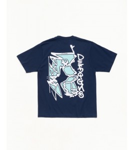 Футболка Stussy Smooth Sk8 Tee Navy - Фото №2