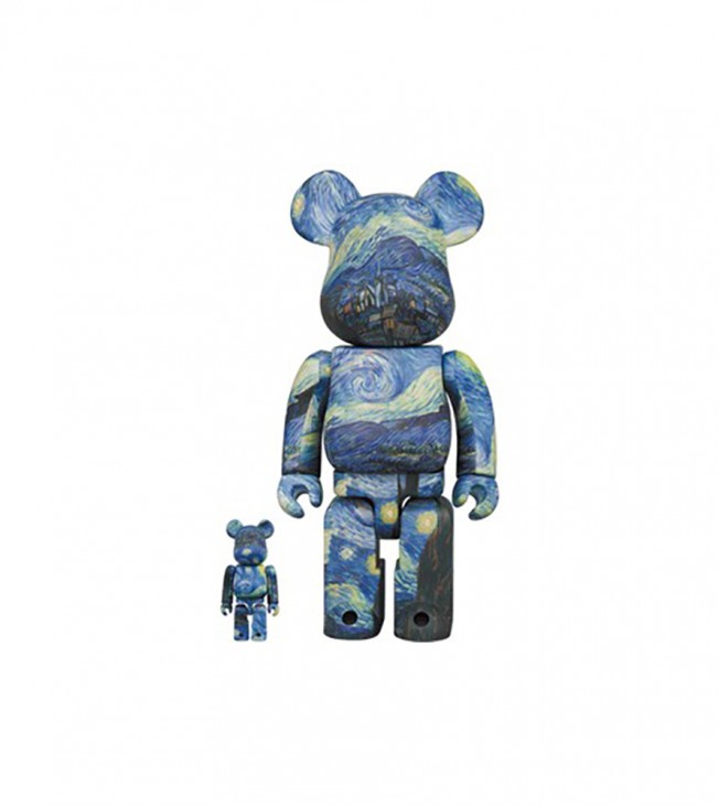 Bearbrick Vincent van Gogh The Starry Night 100% & 400%
