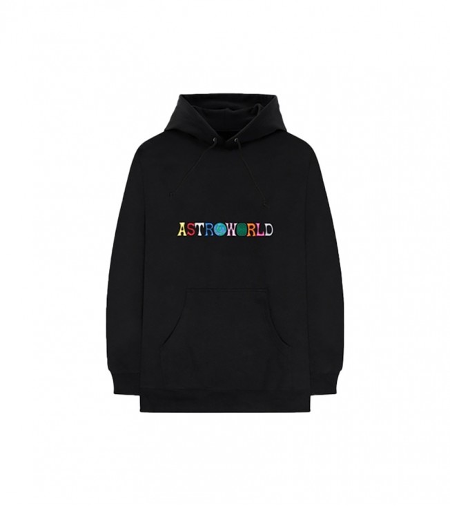 Худи Travis Scott Astroworld Logo Black