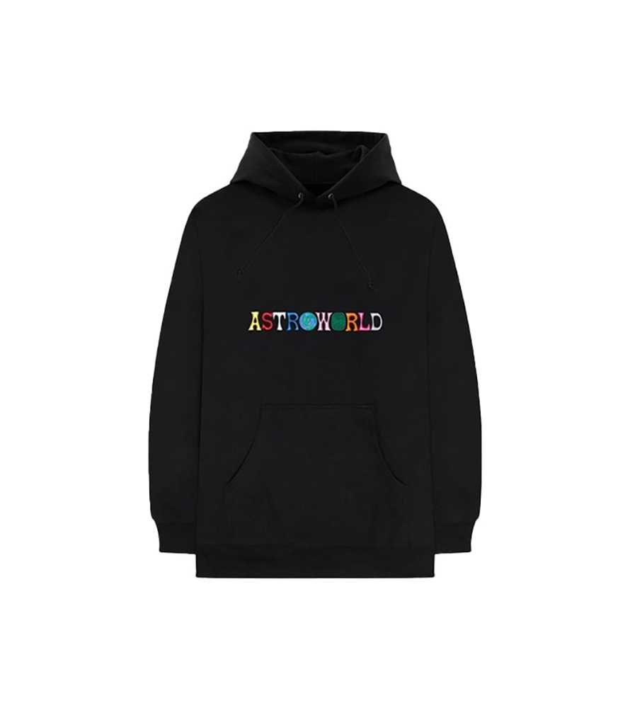 Худи Travis Scott Astroworld Logo Black