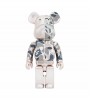 Bearbrick x BAPE Camo Shark 1000% Silver