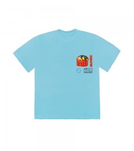 Футболка Travis Scott Cactus Jack C/O 2020 Blue