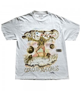 Футболка Travis Scott Utopia Tour Skitzo Circus Maximus Tee White
