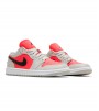 Кроссовки Jordan 1 Retro Low Light Iron Ore Siren Red WMNS