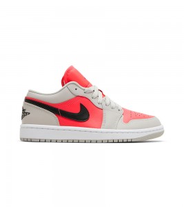 Кроссовки Jordan 1 Retro Low Light Iron Ore Siren Red WMNS