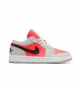 Кроссовки Jordan 1 Retro Low Light Iron Ore Siren Red WMNS