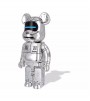 Bearbrick x BAPE x Hajime Sorayama Baby Milo 1000% Silver