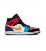 Кроссовки Air Jordan 1 Mid Bred Multi-Color