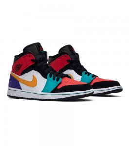 Кроссовки Air Jordan 1 Mid Bred Multi-Color - ???? ?20