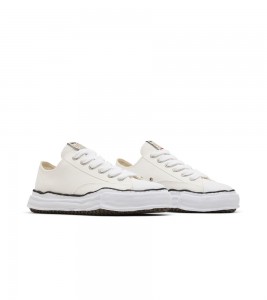 Maison Mihara Yasuhiro Peterson OG Sole Canvas Low White - Фото №2