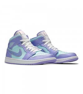 Кроссовки Jordan 1 Mid Purple Aqua - ???? ?20