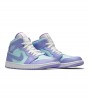 Кроссовки Jordan 1 Mid Purple Aqua