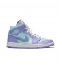 Кроссовки Jordan 1 Mid Purple Aqua