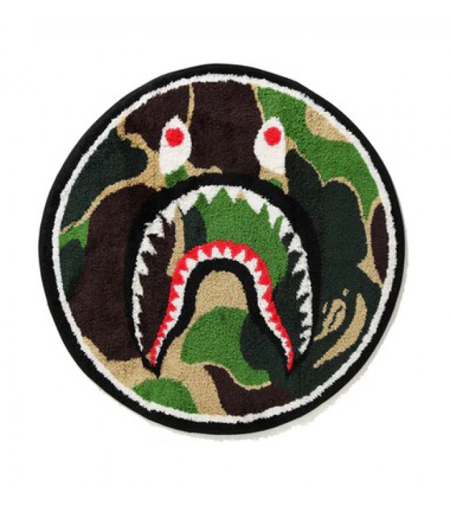 BAPE ABC Shark Rug Green 100x100 см
