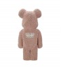 Bearbrick x Gelato Pique Pajamas 1000% Brown