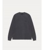 Stussy Basic Thermal Long Sleeve Washed Black