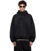 Худи Fear Of God Essentials Black Holiday Faux-Suede Fleece Modern Hoodie