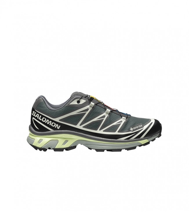 Salomon XT-6 Gore-Tex Black Lime Cream