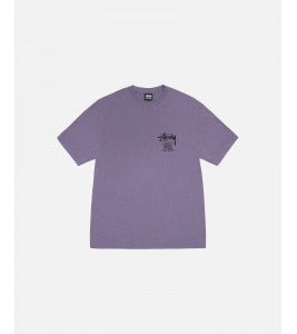 Stussy Classic Gear Tee Pigment Dyed Grape