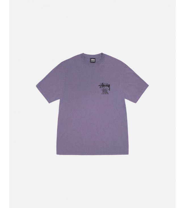 Stussy Classic Gear Tee Pigment Dyed Grape