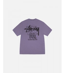 Stussy Classic Gear Tee Pigment Dyed Grape - Фото №2