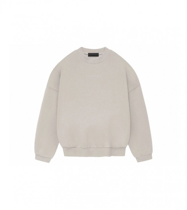 Свитшот Fear of God Essentials Crewneck Silver Cloud