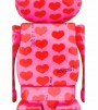 Bearbrick x Hide Pink Heart 100% & 400% Set