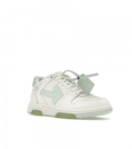 OFF-WHITE Out Of Office OOO Low Tops White Mint - Фото №2