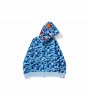 Худи BAPE Big ABC Camo Shark Full Zip Hoodie Blue