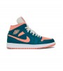 Jordan 1 Mid Dark Teal Green WMNS