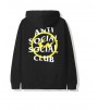 Худи Anti Social Social Club x Fragment Yellow Bolt (FW19) Black