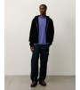 Свитер Stussy Waffle Cashmere Zip Hood Sweater Black