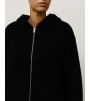 Свитер Stussy Waffle Cashmere Zip Hood Sweater Black