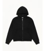Свитер Stussy Waffle Cashmere Zip Hood Sweater Black