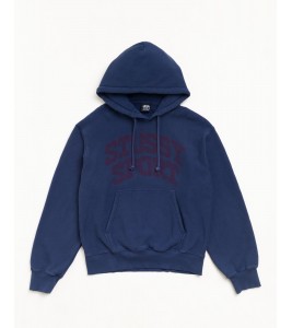 Худи Stussy Block Sport Hoodie Garment Dyed Midnight