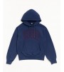 Худи Stussy Block Sport Hoodie Garment Dyed Midnight