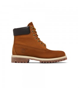 Timberland Premium 6 Inch Lace Up Waterproof Dark Wheat Nubuck