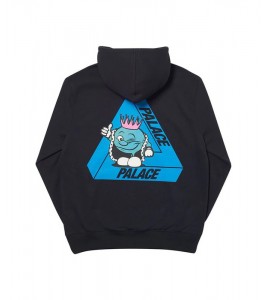 Худи Palace Tri-Smiler Hood Black - Фото №2